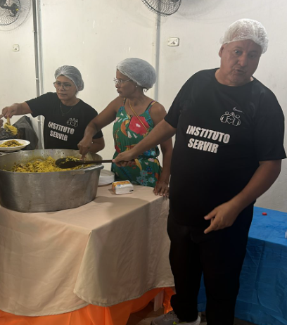 Ação social do Instituto Servir Bethel em Sobradinho II